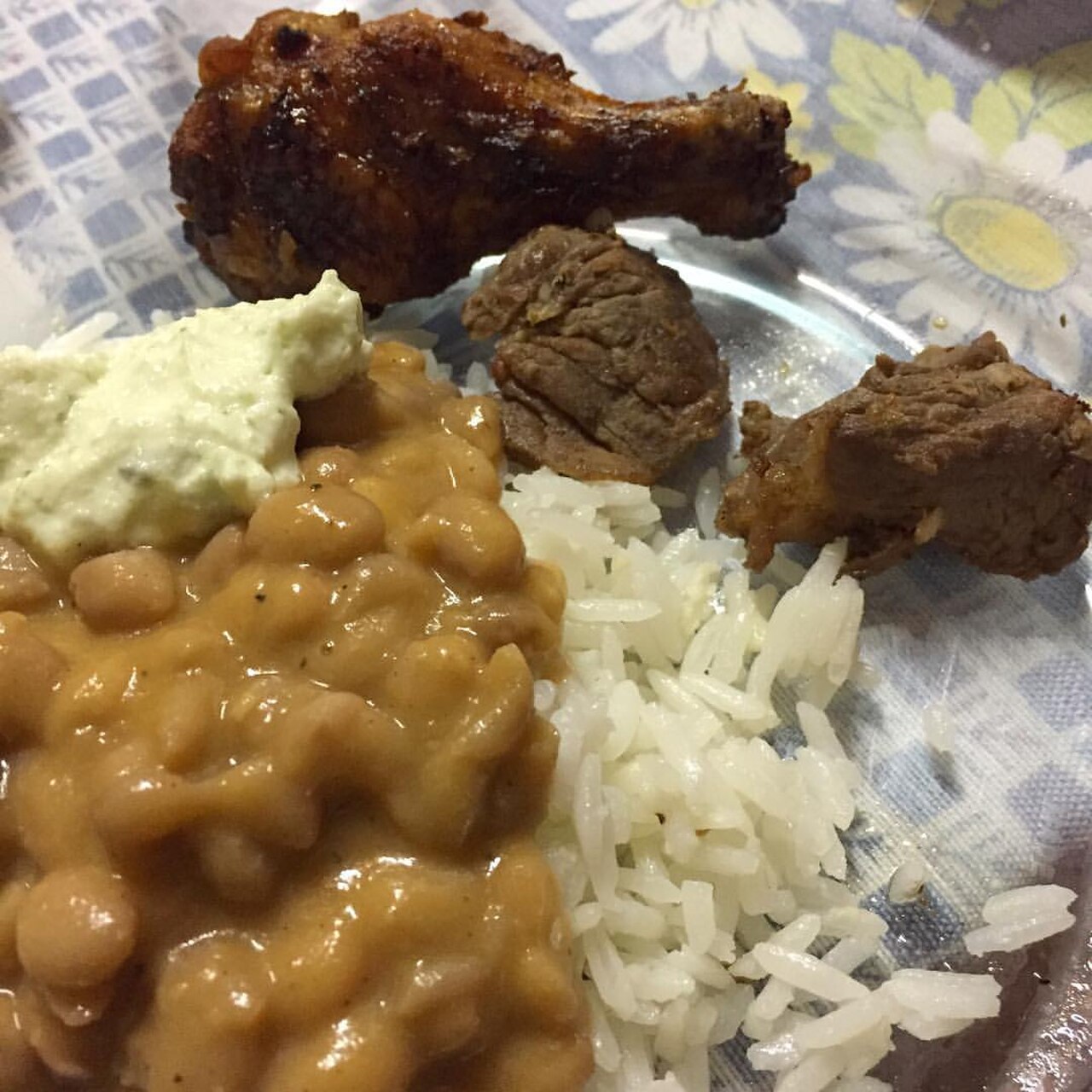 Prato de comida caseira da Bisa
